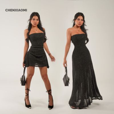 【蜜蜜家】月河星沙 欧美辣妹性感连衣裙长裙/短裙 25/Y643/Y585