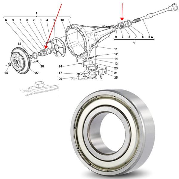 法拉利加州458变速箱轴承全新