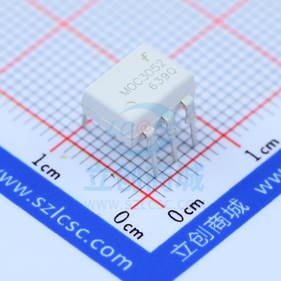 MOC3052 直插 DIP6 MOC3052M原装 贴片SOP6 MOC3053 光耦MOC3051