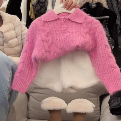 冬女拜年服套装毛衣A字版半裙潮