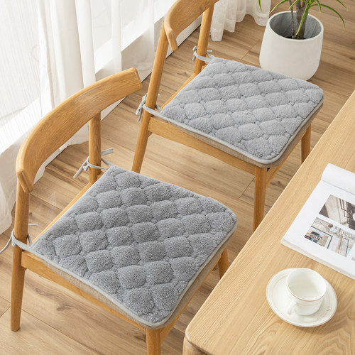 毛绒日系舒适家居坐垫餐椅垫