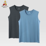 Хлопковая дышащая базовая приятная телу майка, облегающий крой