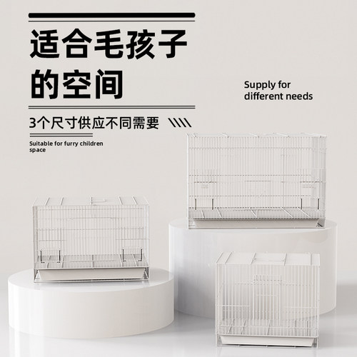 折叠免安装！坚固防越狱专用兔笼