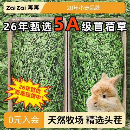 再再26年新苜蓿草干草幼兔专用