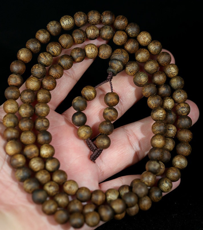 含元正区越南芽庄白奇楠沉香手串棋楠手链男女款8mm108颗佛珠念珠