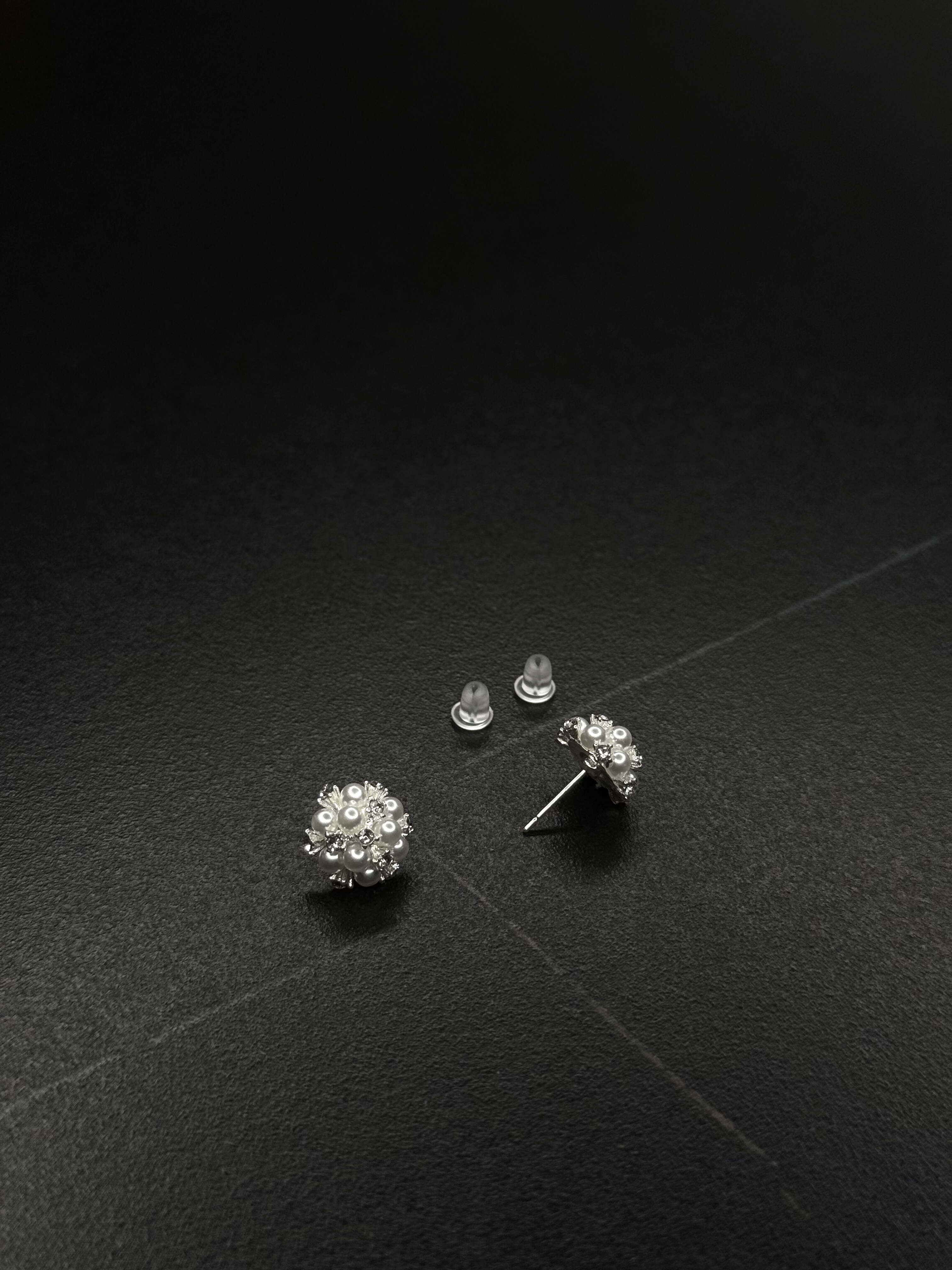 BlackBox Vintage绣球花耳钉女小众设计感高级轻奢气质耳环耳饰