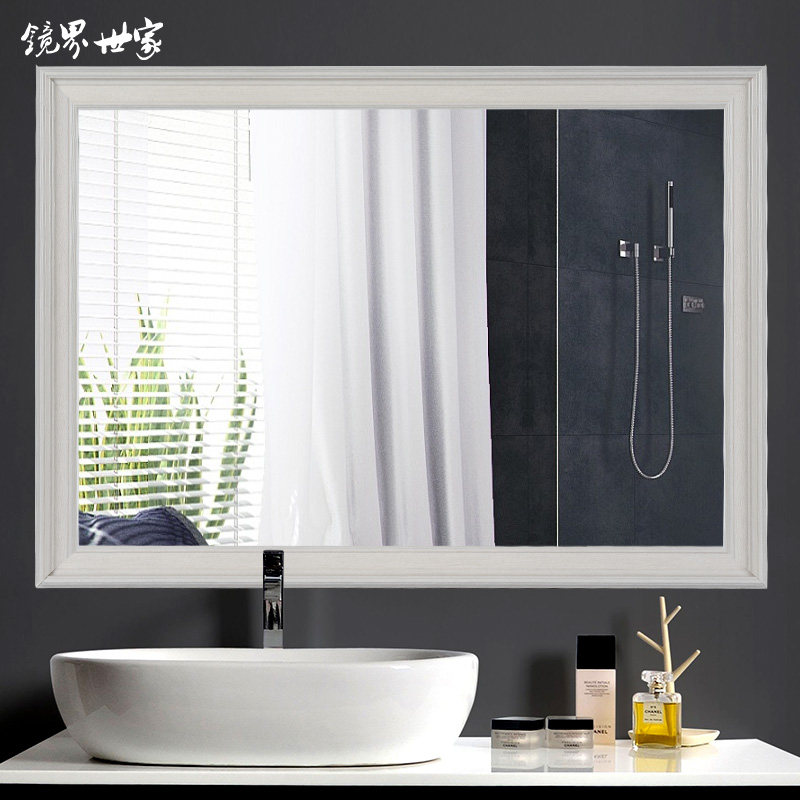 美式浴室镜子壁挂洗手间镜子梳妆台防水厕所镜子化妆镜浴室镜在类目 家装主材, 卫浴用品, 卫浴家具, 浴室镜中 - 来自Buy2taobao.com提供专业的淘宝代购服务