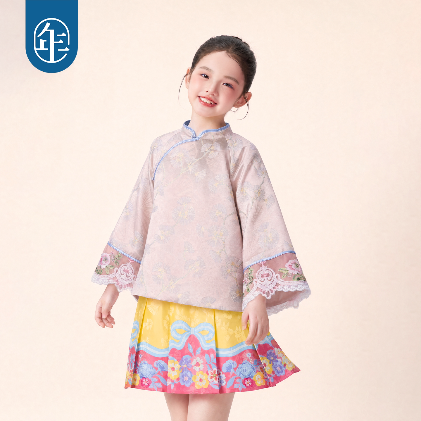 旗装外套女童新中式国风改良汉服