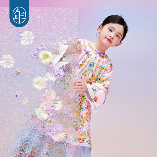 年衣童装女童旗袍新中式女孩