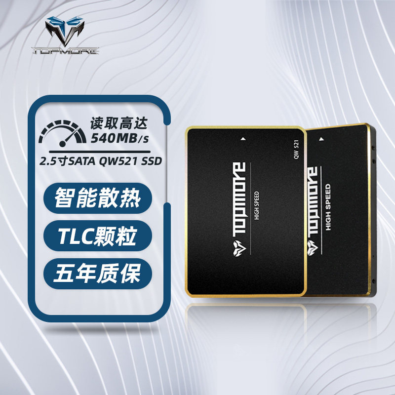TOPMORE/达墨qw521 固态硬盘笔记本台式机SSD高速2.5寸sata3口属于什么档次？