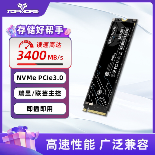 达墨M.2固态硬盘MS501高速PCIe3.0大容量SSD台式机NVMe笔记本