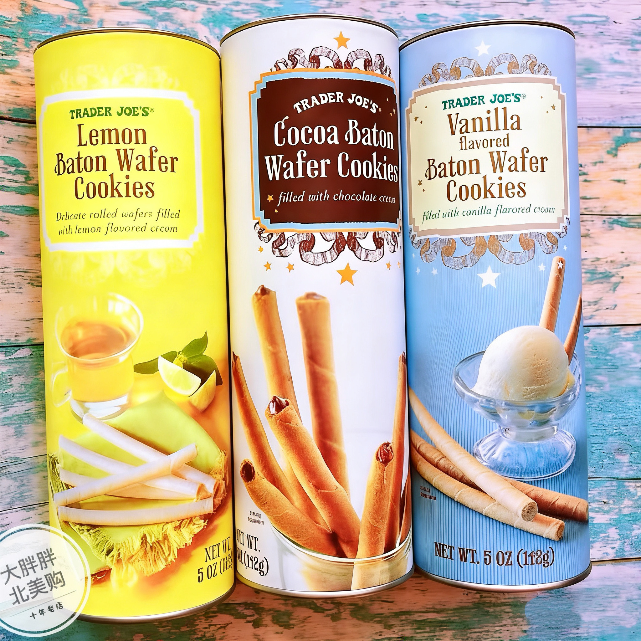 现货 美国特产礼品回国送礼TraderJoe&rsquo;s缺德舅巧克力夹心酥蛋卷