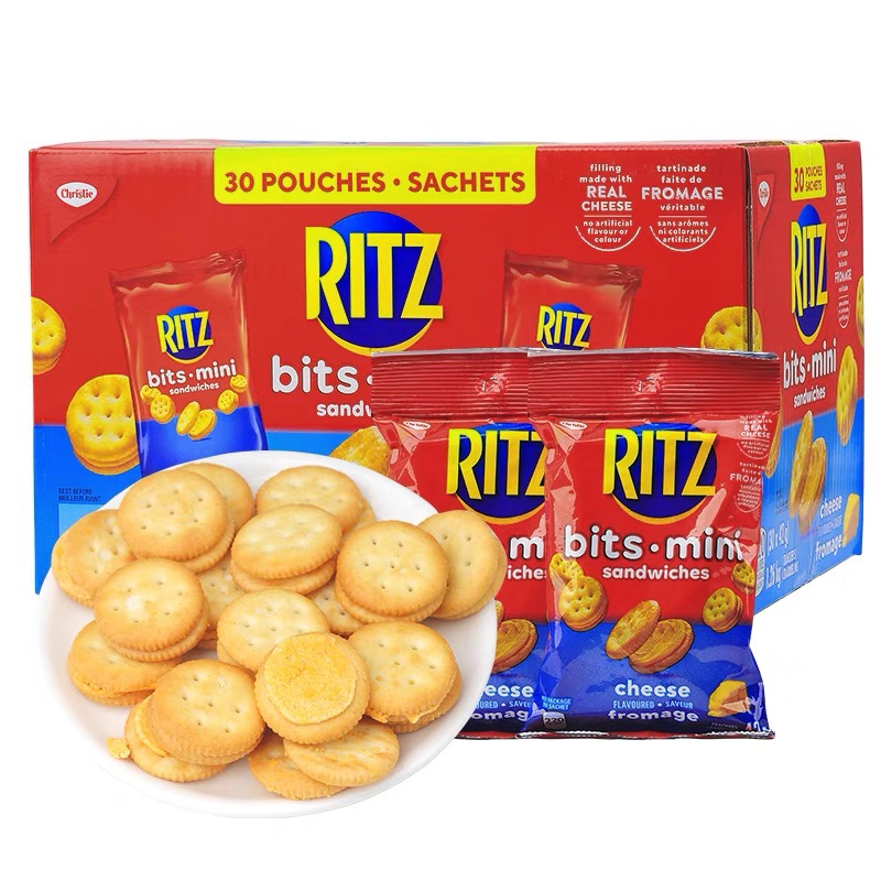 ritz42g加拿大奶酪芝士夹心饼干