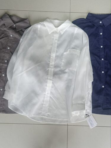 春夏新款友安米女装天丝衬衣女长袖防晒衬衫女微透
