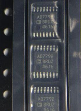 原厂供应AD7792BRUZ-REEL 模数转换器 - ADC 封装TSSOP-16 全新