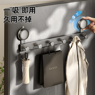吸盘门后挂钩强力黏胶免打孔强力承重置物架钩子入户门挂衣架收纳