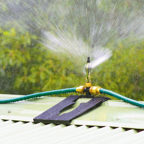弘晨屋顶降温洒水器 喷头 园林工具园艺360度旋转自动喷水器 除尘 - 封面
