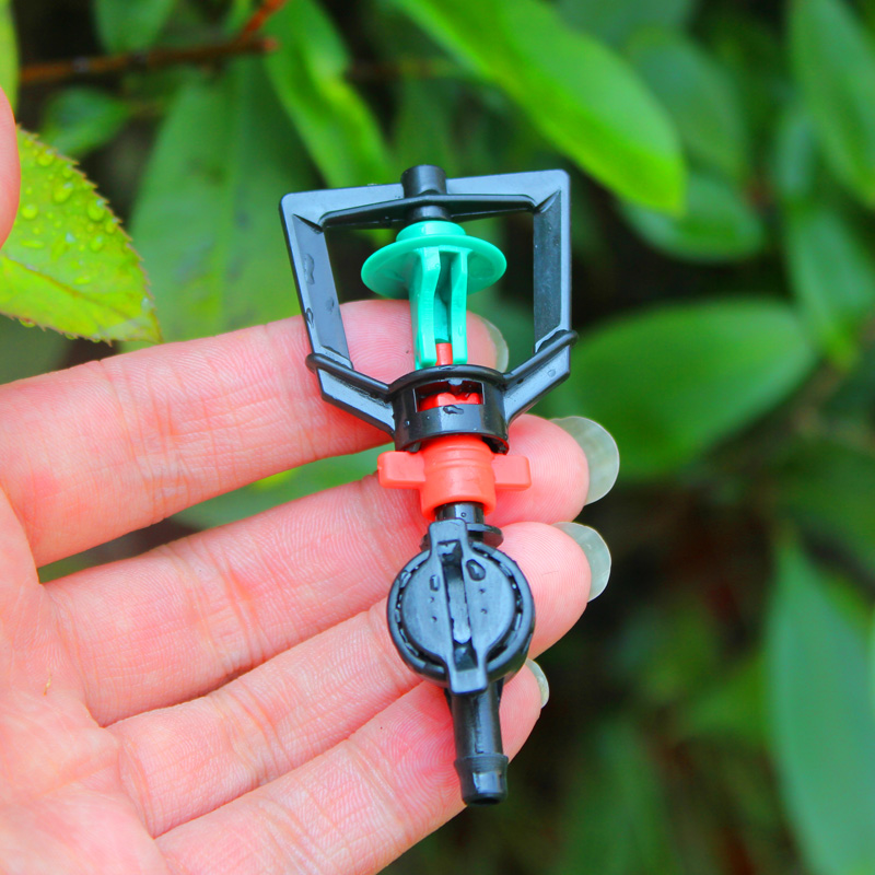 360度框架旋转大棚灌溉倒挂喷头