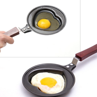 爱心煎蛋锅不粘锅迷你厨房锅12cm平底锅儿童创意早餐模具