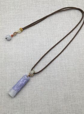 手工编织翡翠吊坠绳2mm米兰线蜜蜡佛牌文玩挂件绳饰品配件挂坠绳