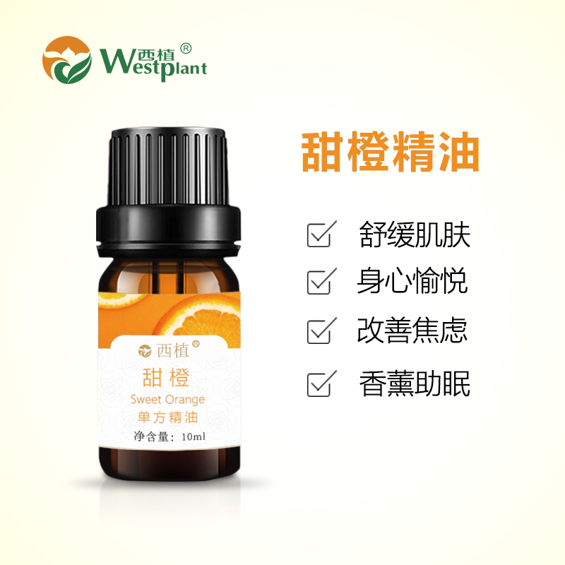 甜橙单方精油云南植物香薰天然图片