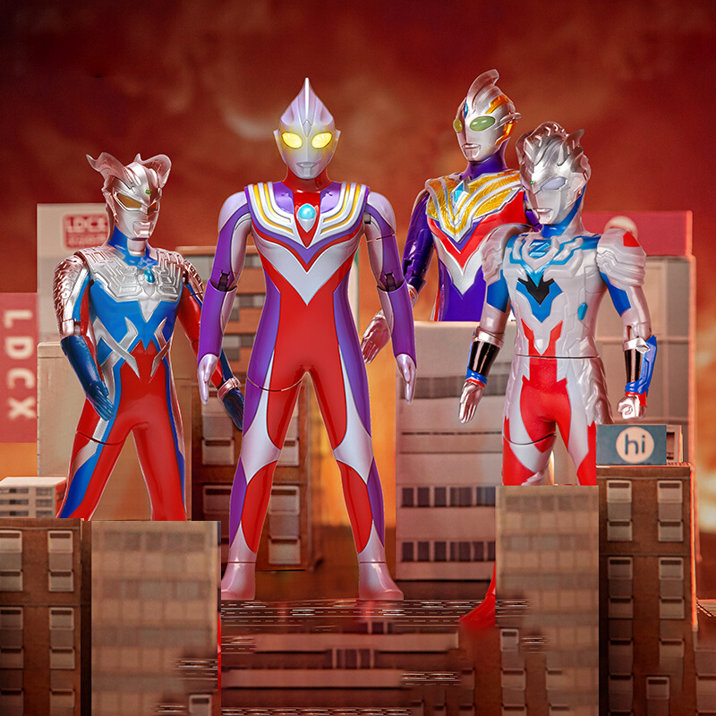 奥特曼玩具赛罗迪迦捷德发光人偶