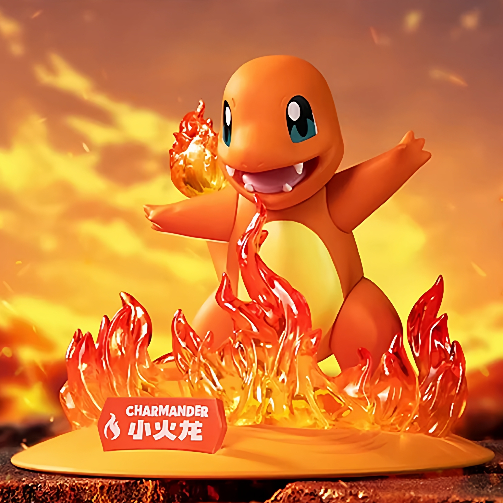 宝可梦小火龙妙蛙种子杰尼龟手办