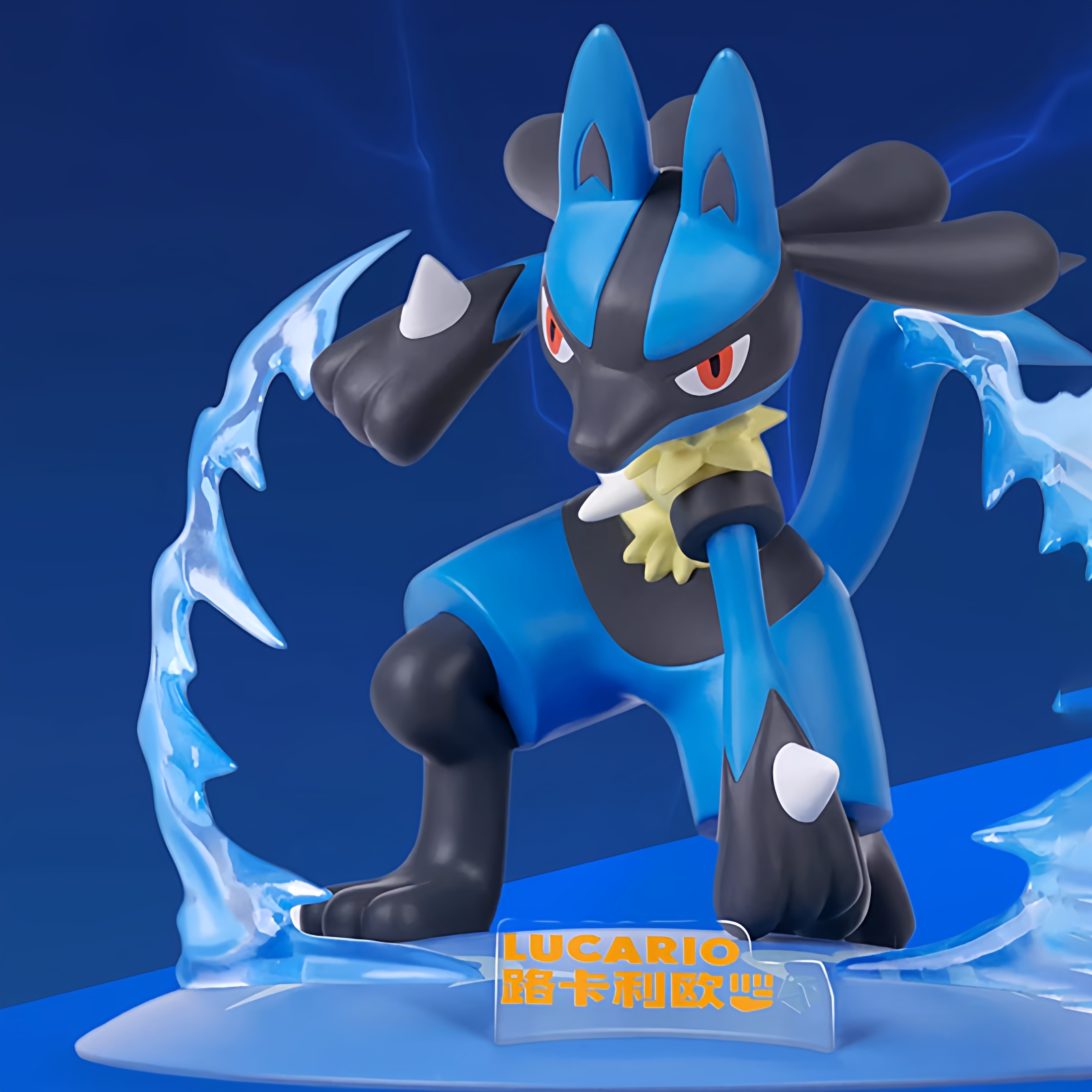 正版宝可梦路卡利欧耿鬼周边手办