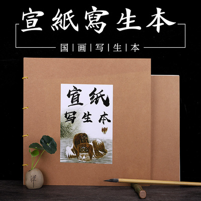 包邮宣纸写生本生宣折素描练习