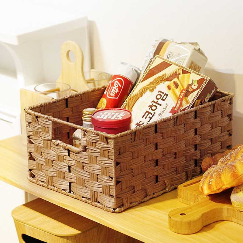 NeheM仿藤编收纳筐浴室防水