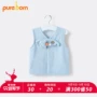 Pureborn bé vest mùa xuân và mùa thu cotton vest vai nam và nữ bé chạm đáy áo vest trẻ em ra quần áo - Áo ghi lê áo thun bé trai