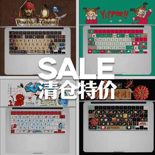 特价适用macbook硅胶m1键盘膜air13寸保护膜pro14苹果笔记本电脑