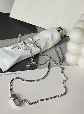 925银复古情侣马鞭项链