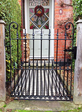 欧美式铁艺入户外大门入户防盗门庭院门花园门车库别墅大门双开门