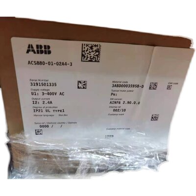 现货库存ACS880-01-02A4-3原装正品ABB ACS880变频器0.55/0.75KW