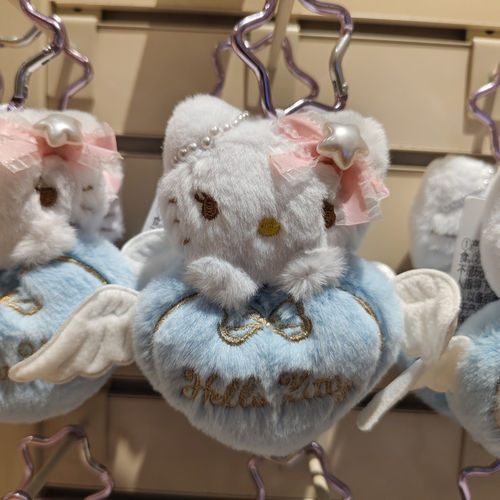 【MINISO】名创优品三丽鸥家族小飞马系列毛绒爱心挂件HelloKitty