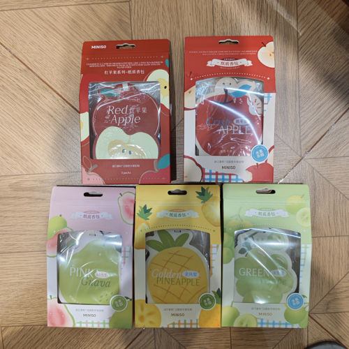 【MINISO】名创优品水果乐园系列-纸质香包水果造型装饰包装礼品