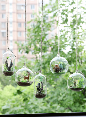 室内微景观龙猫盆栽植物装饰品