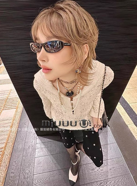 日娜高奢 20XXASIA BUYER ioa 白色针织上衣2