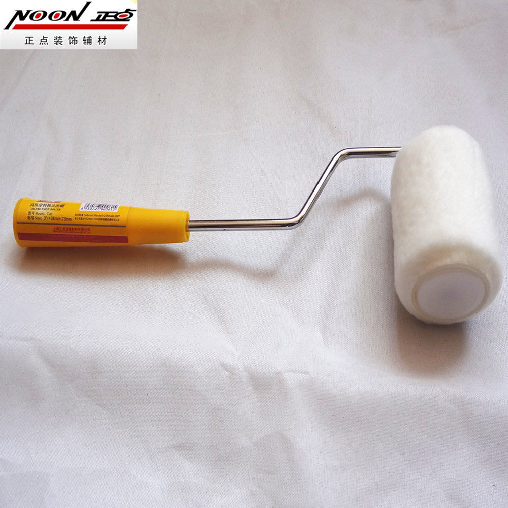 正点辅材 3寸细毛油漆涂料修边滚筒刷墙滚刷 t06