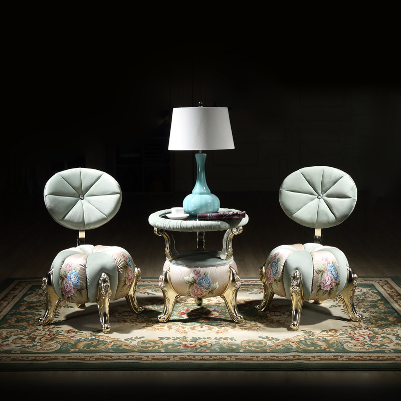 European style balcony Small coffee table combination suit chair bedroom leisure time Tables and chairs Three-piece Suite round table chair originality solid woodin the Residential furniture , Outdoor/Patio furniture , Chairs Kit  category - from Buy2taobao.com to provide professional Taobao agent buy service