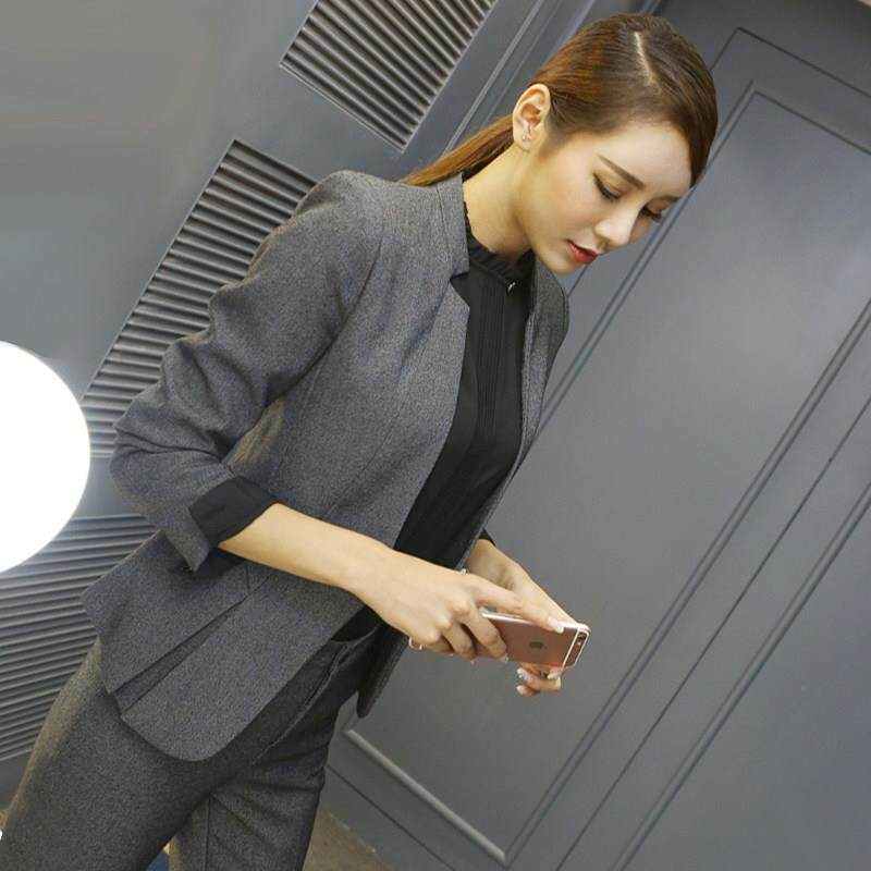 职业装套装女2024年春秋教师银行工装高端面试西装正装西服工作服