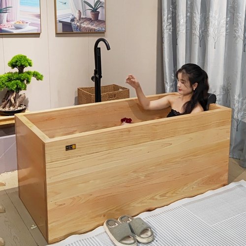 木之润桧木浴缸日式沐浴桶沐浴盆