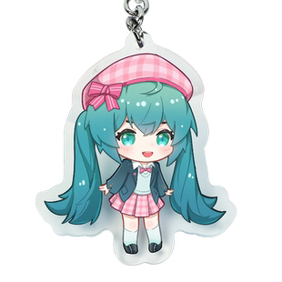 定制亚克力钥匙扣创意diy挂饰卡通动漫周边照片定做立牌订制挂件