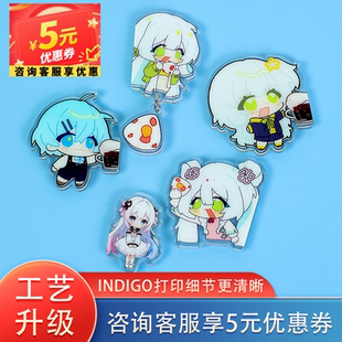 亚克力冰箱贴定制侧吸磁铁挂件制作二次元明星周边磁吸装饰定做