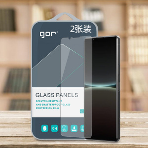 GOR适用索尼Xperia5iv钢化玻璃贴膜Xperia1III手机XPIV非全半荧屏幕XP10iii高清透明保护膜