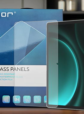 GOR适用三星Tab平板S11高S10清s9透S8明S7防S6指A11纹A9爆a8开+孔Ultra荧FE屏plus幕Lite保a7护钢化玻璃贴膜