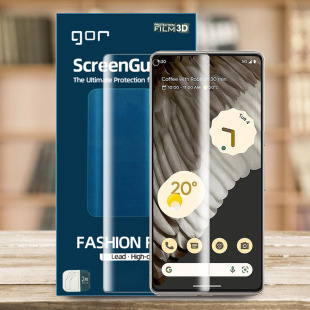 GOR适用Google谷歌Pixel7pro手机全荧屏曲面满版 热弯pet保护贴膜谷歌Pixel6pro柔软性3D曲面贴膜