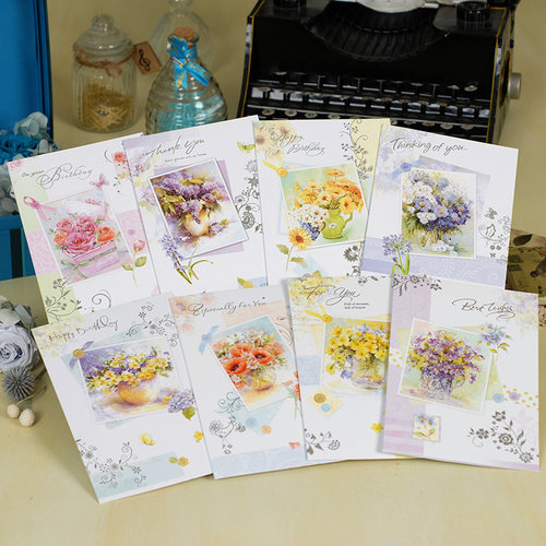 dreamday贺卡传统闪粉感谢卡