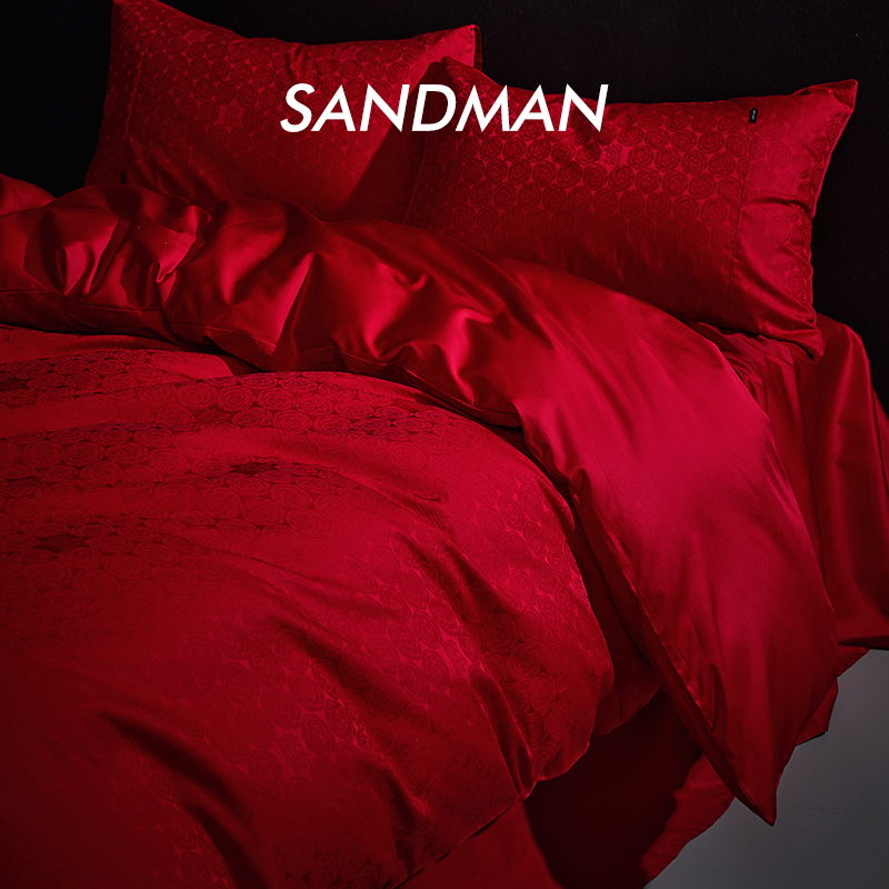 法国SANDMAN轻奢高档贡缎四件套